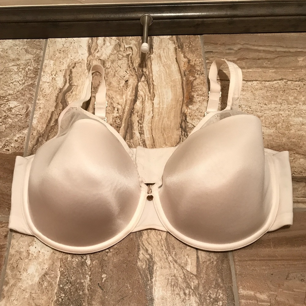 White unlined bra
